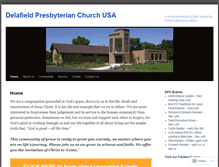 Tablet Screenshot of delafieldpresbyterianchurch.org